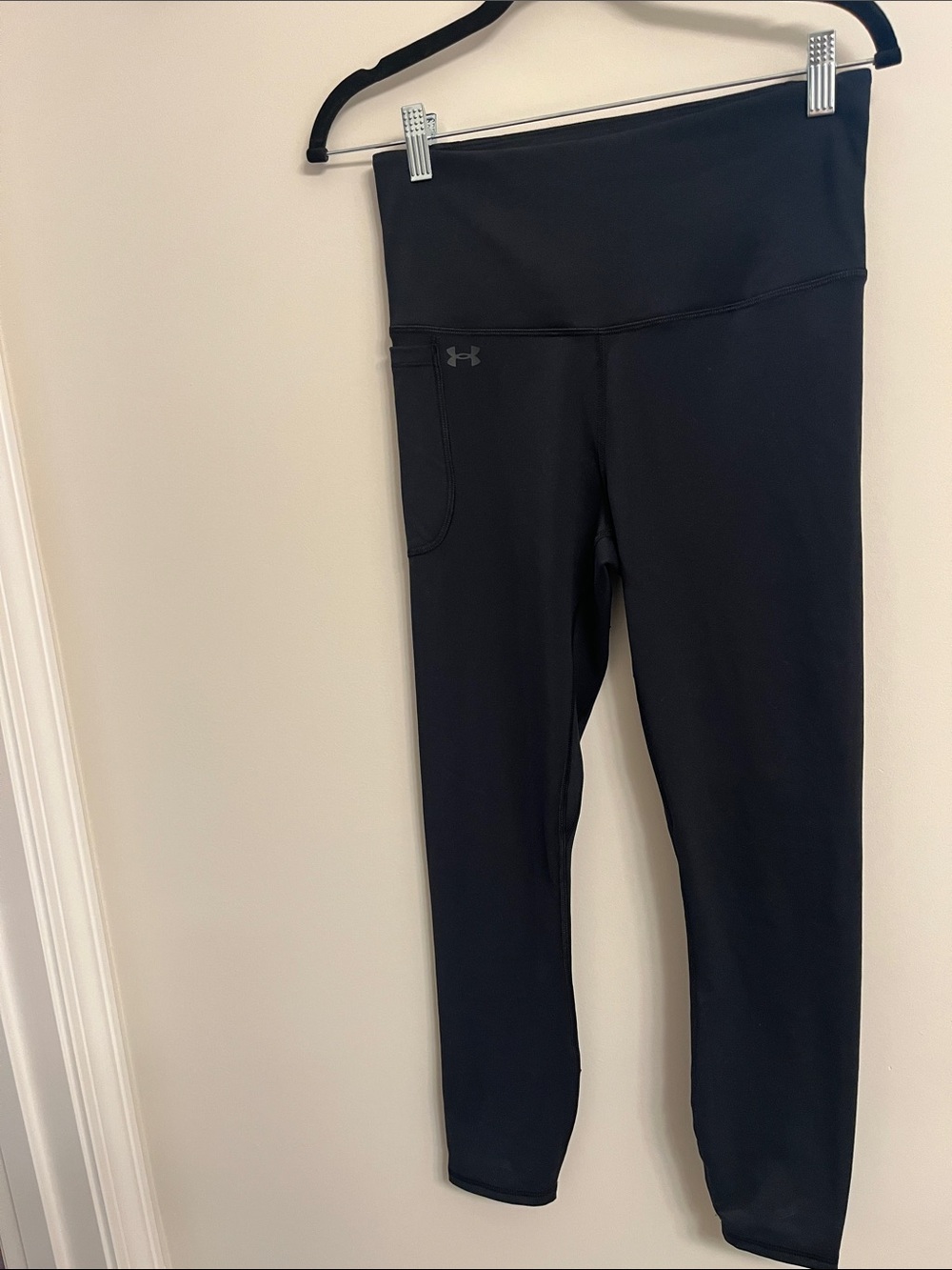 Under Armour Black Pocket High-Rise Leggings